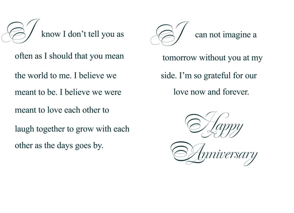 Happy Anniversary Card