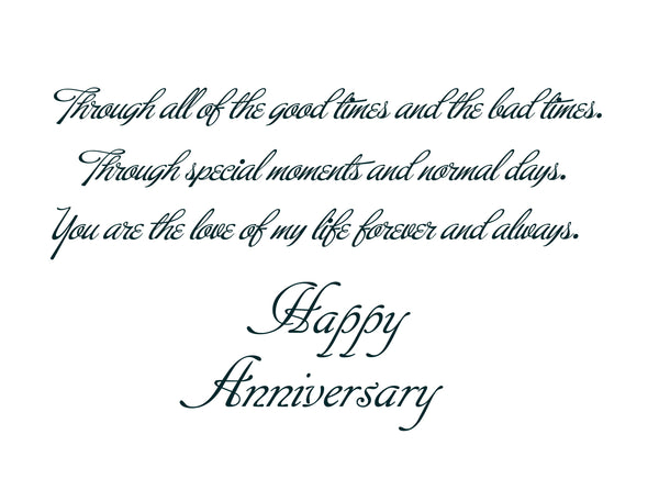 Happy Anniversary Card