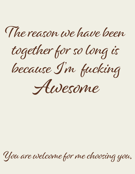 Happy Anniversary Card