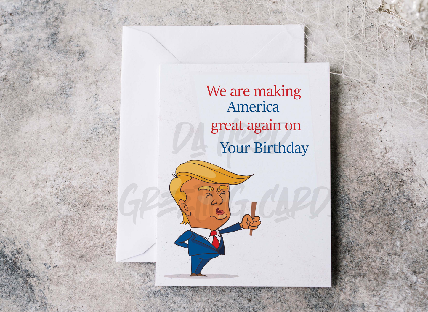Trump Birthday Card