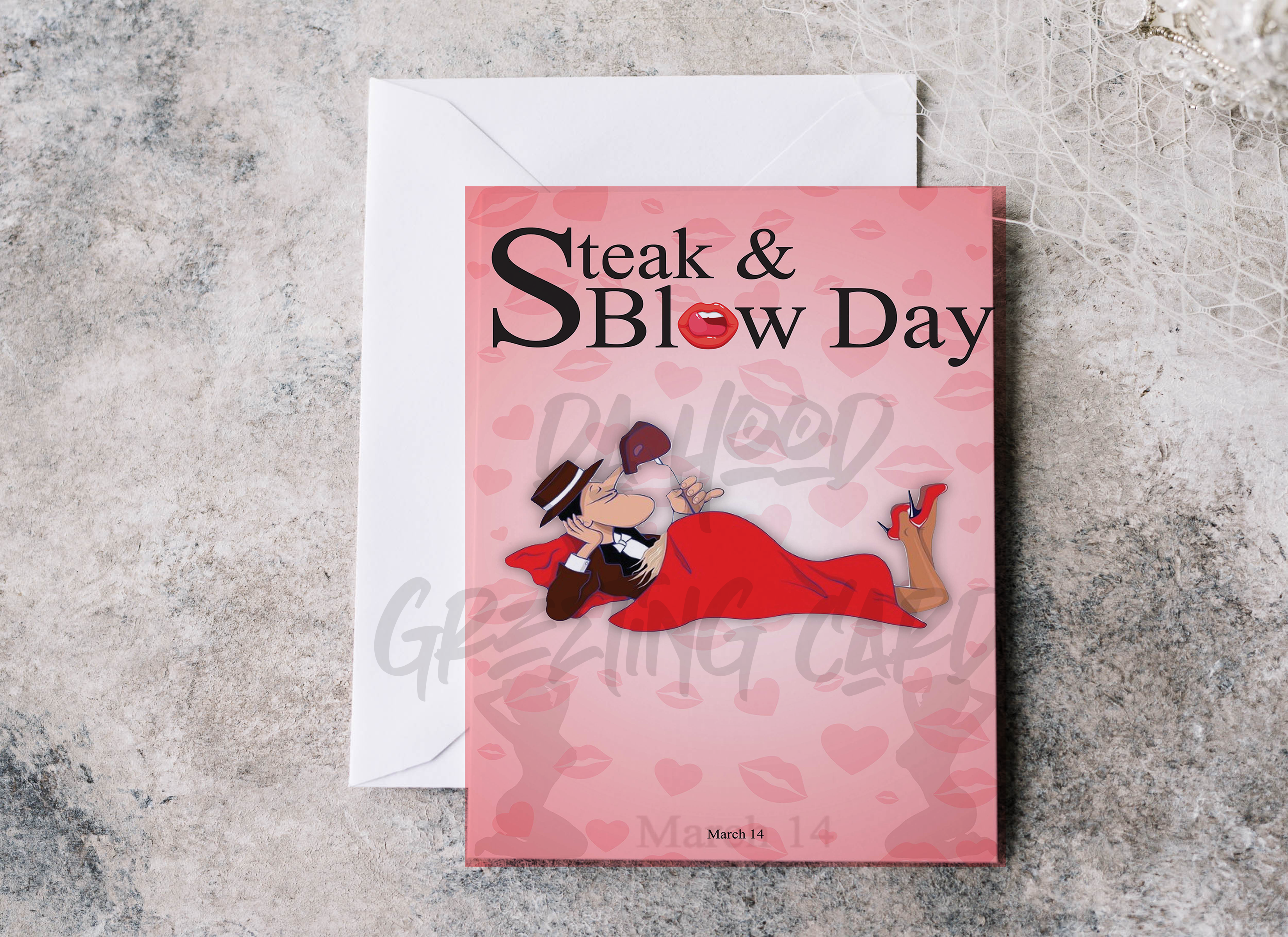 Steak and BJ Day Card (March 14)