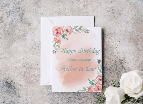 Happy Birthday Card (Mother in Law)