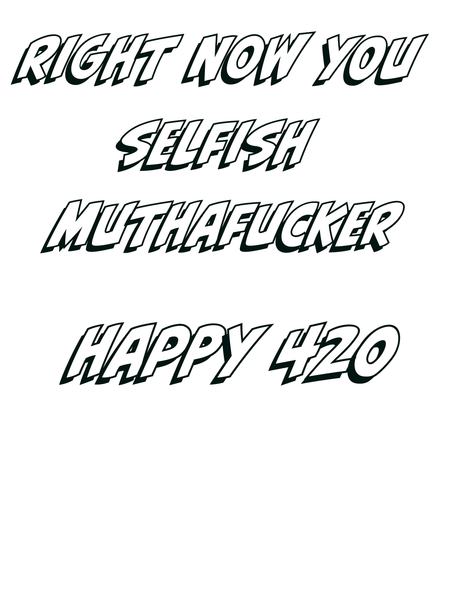Happy 420 Card