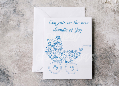 Congratulations on the Baby Card