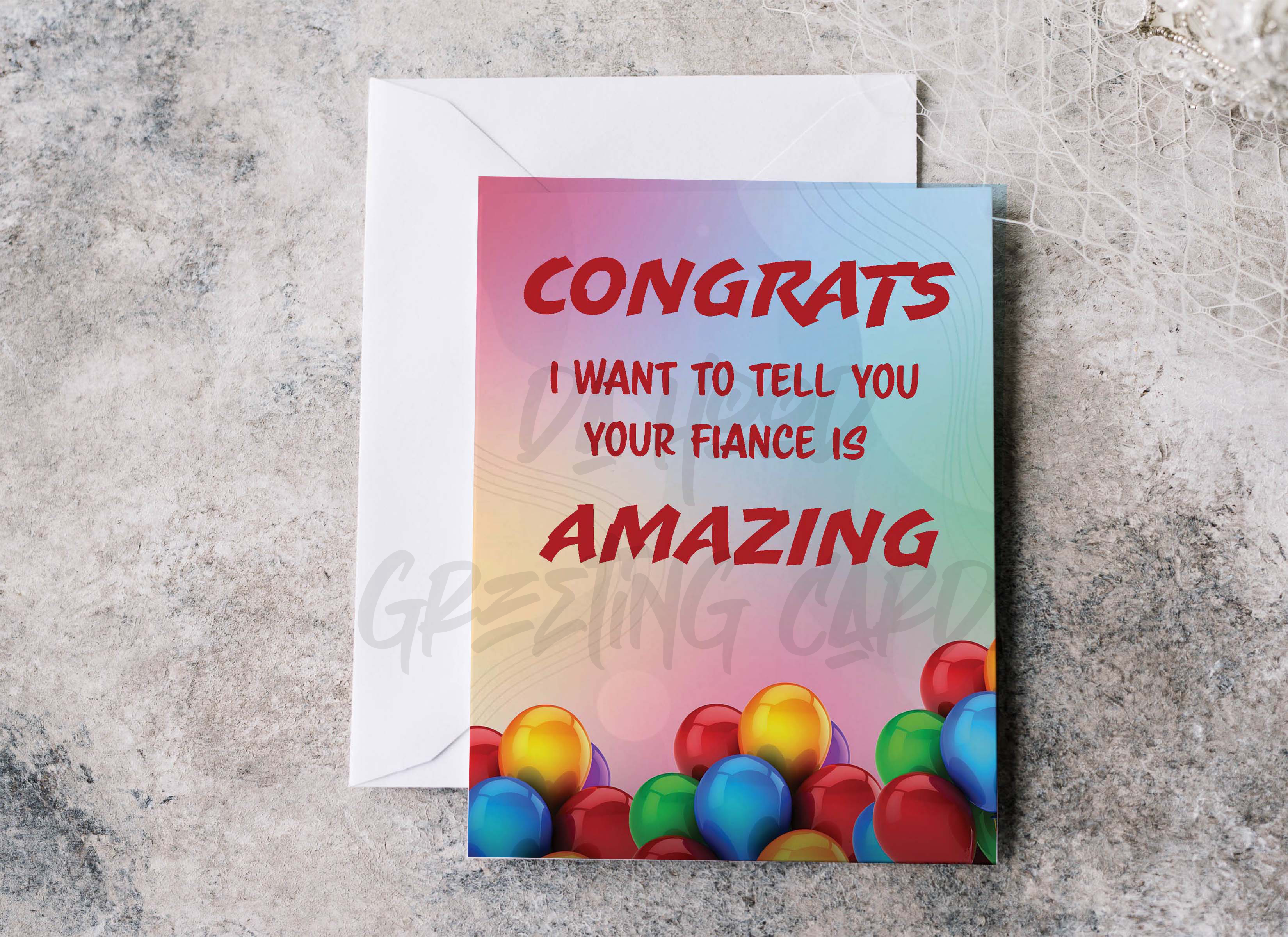 Congratulations on Engagement Card
