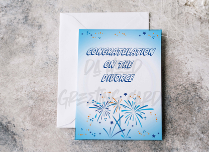 Congratulations on the Divorce Card